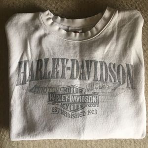 Harley Davidson Sweatshirt XL white
